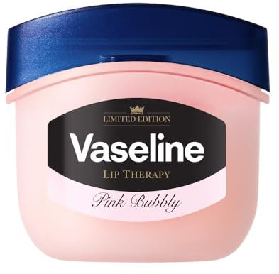Vaseline Lip Therapy 7G Pink Bubbly | Pflegender Lippenbalsam für optimale Feuchtigkeit mit pinkfarbenen Blubberton | (Pink Bubbly (1er Pack))