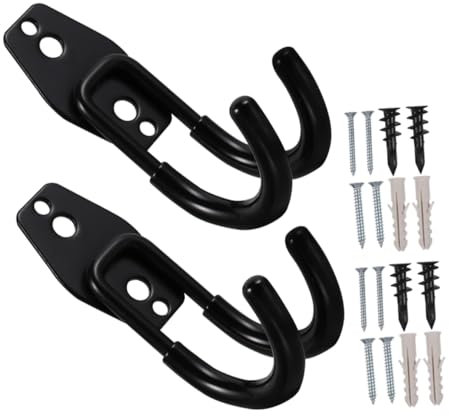 Ganchos de Manguera para Montaje en Pared 2 Piezas Acero Inoxidable