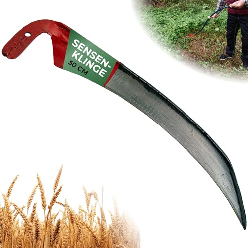 STREND PRO Sense 50 cm | Geschmiedetes Sensenblatt für Gras & Getreide | Scharf, langlebig & ideal für Wiesen, Feld & Garten