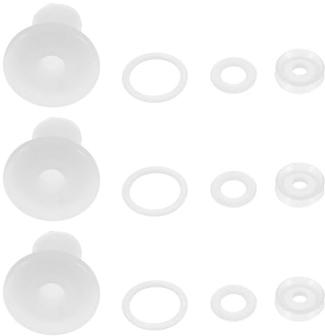 CONGARTENO Juego de Accesorios para Olla Eléctrica 3 Sets Silicona | Compatibilidad, Instalación Sencilla, Recupera la Función, Blanco, Repuestos para Presión y Cocina