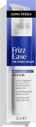 John Frieda Frizz Ease The Hydro Sealer Moisture Protect Serum 50ml. Hair Serum for Smooth Finish and Humidity Defence