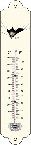 Éditions Clouet 57023 - Thermomètre 30x8 cm Chats de Dubout - Gros Dodo