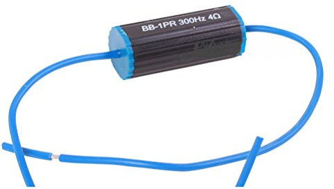 PAC BB-1PR Pair of Bass Blocker/Passive Crossover Protect car Audio Tweeters Filters Out 0-150Hz (8 Ohms) Blue