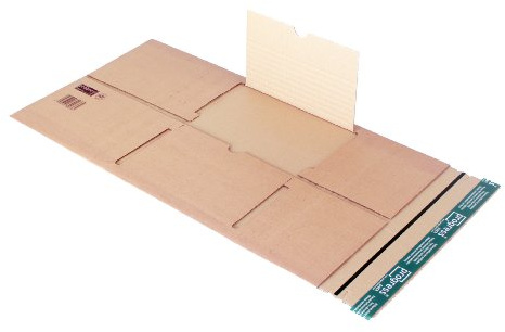 progressPACK Universal-Versandverpackung Premium PP B05.03 aus doppelter Wellpappe, DIN A4, 305 x 230 x bis 92 mm, 20-er Pack, braun, P2-5389
