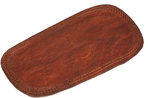 Gusti Schulterpolster Leder - Quentin für Trageriemen Riemenpolster Vintage Braun Leder