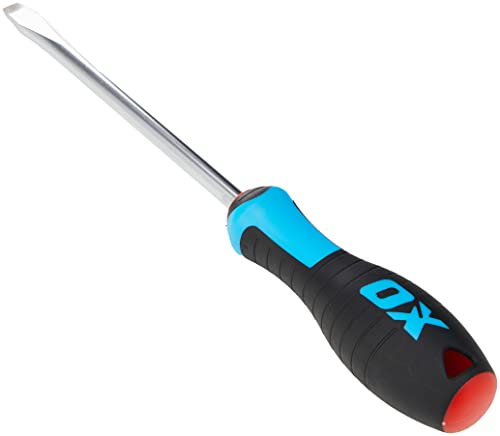 OX Pro Slotted Flared Screwdriver 150x8mm