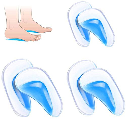 Pedimend™ 3 Pairs Orthopaedic Inserts for Fallen Arches | Arch Supports Over Pronation for Flat Feet | Silica Gel Foot Pad Cushion | Orthotic Morton Neuroma Shock Absorber Shoe Insoles