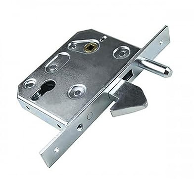 DOJA Industrial | Cerradura Gancho Puerta | 50 mm | 1 unidad | Cerraduras de Embutir para Puertas Correderas | Herraje para Puerta Corredera a suelo | Uso: Interior y Exterior