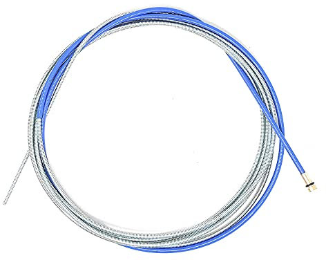 ELCAN 4 Meter blaue Drahtführung für 0,6-1,0 mm Draht für Mig-Mag-Brenner. Das gängigste Drahtseil für den Schweißbrenner MB15 15ak. Verbrauchsmaterial und Zubehör für Schweißpistole