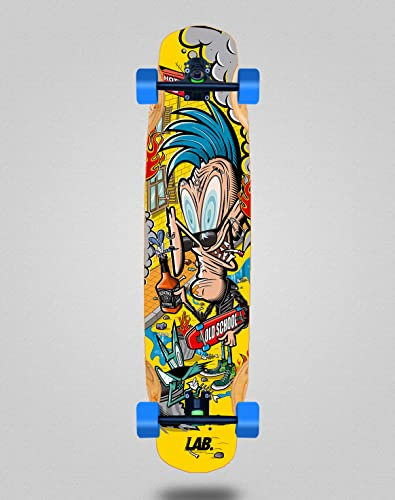 Lab Skate Skateboard Longboard Komplett Mix Bamboo 38 x 8,45 Punk