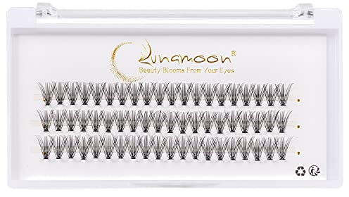 Wimpern Einzeln für Wimpernverlängerung Cluster Wimpern Individuelle Falsche Wimpern Fake Individual Lashes DIY (20D-D-0.07,13mm*3)