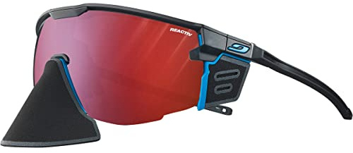 Julbo Sonnenbrille - ULTIMATE COVER - Herren - Schwarz/Blau - Selbsttönend 0 <> 3