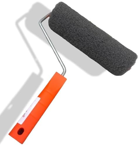 Roll on Plaster Roller for Ready Mixed Plaster Putty Application 25cm 10 Roller & Frame Rolling Plaster Skim applicator