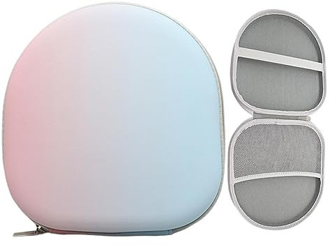 pologmase Hard Headphone Case, Waterproof Gradient Headphone Bag, Large EVA Hard Case Storage Bag, Protective Hard Case Travel Bag for Edifiers W820NB Headphones