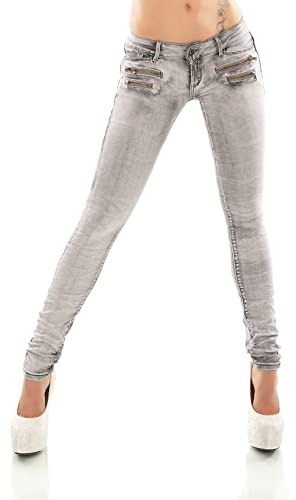 Jeans da donna a vita bassa, jeans a vita bassa, pantaloni, jeans skinny slim fit stretch XS-XL, M
