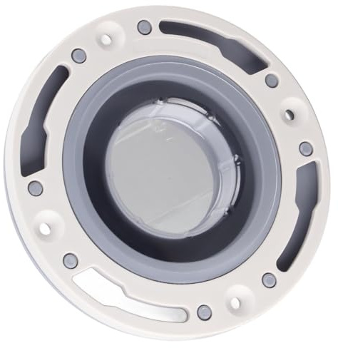 Universal Toilet Flange Replacement Kit, Silicone and ABS Gray Toilet Flange for 4in 5in Pipes, Easy to Install for DIY Projects, 9.1oz