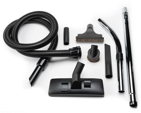 Central Technology Systems 2.5m Hose and Vacuum Accessory Tool Kit with Chrome Telescopic Tube Compatible with 32mm Vacuum Cleaners Including Numatic (Henry, Hetty, Basil, George) and Others