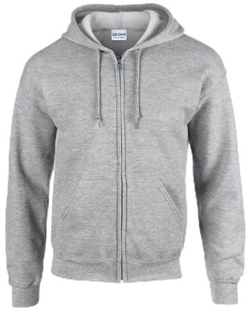TICTEX Felpa con Cappuccio Unisex | Giacca in Pile Misto Pesante per Uomo e Donna | Giacca in Felpa con Cappuccio e Cerniera | Giacca Estiva Leggera in Tanti Colori | Taglia Fino a 5XL