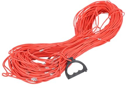 100M Nylon Multifunctional Deep Well Measuring Rope, Perfect for Engineering Construction and Railway Road Measurements