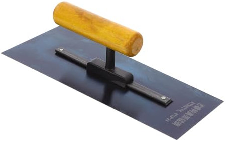 Mikikit Cazzuola Per Finitura Cemento Intonaco Acciaio Carbonio Manico in Materiale Naturale Rinforzato Applicazione Giunzioni Liscia Versatile Intonacatura Pareti