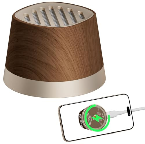 COLSUR Geschenke für Männer, Mini Bluetooth Lautsprecher mit Handyhalterung Magnetischer Bluetooth Lautsprecher mit Wireless Charger für iPhone 16/15/14/13/12 Serie, Geburtstagsgeschenk