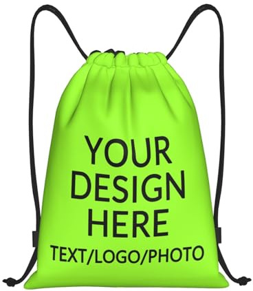 ROHBVMN personalisiert rucksack in Großpackung mit Ihrem Logo –personalisiertes turnbeutel für Herren und Damen, Schwimmtasche, kleine Sporttasche, Kordelzugtasche, ideal für Sport und Freizeit