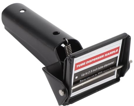 RTV Tube Squeezer Tool Iron Metal Tube Squeezer Efficient Easy to Control 2.5in Industrial Size RTV Silicone Tube Extrusion Dispenser Tool (Black)