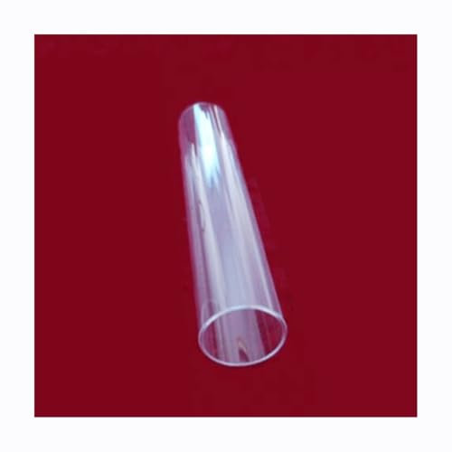 EVANEM Acrylic pipe transparent round tube PMMA material through pipe 100mm length, for DIY projects Water Cooling System Plumbing(80mm x 74mm)