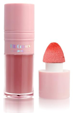 Colorete líquido persistente maquillaje natural mate rubor ligero y color de mejillas con aplicador de maquillaje