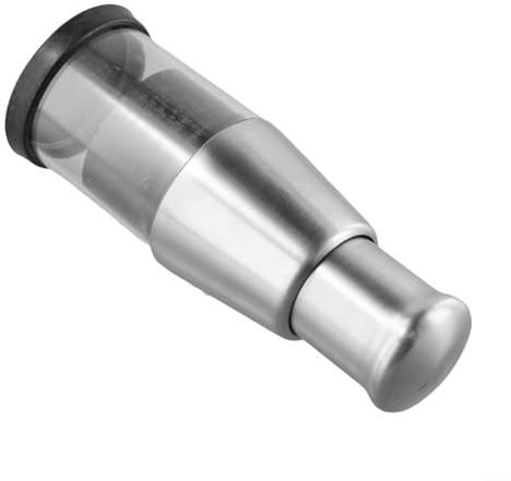 Picador de ajo prensado, herramienta de picadora de ajo de primera calidad, acero inoxidable 304, picadora de alimentos de mano, herramientas de cocina, apto para lavavajillas, 5,5 x 5,5 x 16 cm