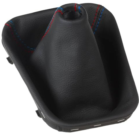 Schaltsack für BMW Z3 Roadster (Naht rot/blau Z3 Roadster Typ E36/7) | Bj. 96–2003 Typ E36/7 Schaltmanschette nicht passend für M Coupe mit Rahmen Schwarz Manschette Schaltgetriebe Schaltung