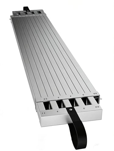 8-13ft Aluminum Work Plank, Telescoping Plank, 440LBS Capacity, Adjustable Aluminum Plank, Equipped with Skid-Proof Platform Scaffold Ladder Accessory