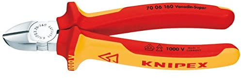 Draper Knipex 70 06 160 SBE Fully Insulated Diagonal Side Cutter, 160mm 81262