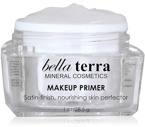 Bellaterra Cosmetics Makeup Primer – Hydrating Gel Base for Delicate & Mature Skin – Vegan, Fragrance-Free Formula – Seamless Texture, Works with Liquid & Powder Foundation or Tinted Moisturizers