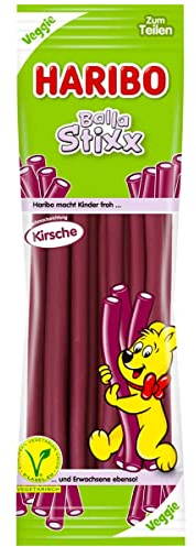Haribo Balla Stixx Kirsche Fruchtgummi Konfekt-Stangen 15 x 200g