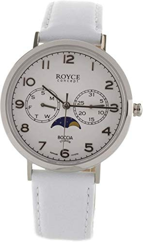 Boccia Herren Armbanduhr Analog Quarz Leder 3612-01