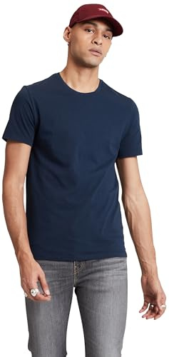 Levi's Slim 2-Pack Crewneck Tee T-Shirt herr, Dress Blues/ White, XXL