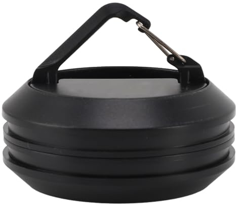 Asixxsix Camping-Magnethaken, Starker Magnet-Aufbewahrungshaken Zum Aufhängen von Zelten, Seilen, Lichtern, Tragbar mit Hochfestem Saugnapf, 4,5 Kg Tragkraft (BLACK)