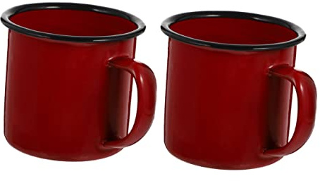 Cabilock Lot de 2 Tasses à Café Rétro Vintage - Tasse Portable pour La Décoration de La Maison