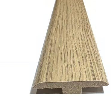 Nevada Oak Laminate & Wood Flooring Section Transition Bar MDF Threshold Strip T Bar Profile Door Strip Moulding Oak Trim (1, 2400mm (7ft 9))