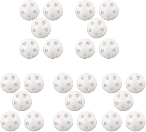 10Pcs White Rattle Balls Inserts Rattle Box Repair Noise Maker Noise Maker Insert for Animal Puppet,Rings Crochet