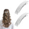 JJUNW 2 Stück Metall Haarspangen Damen, Französische Haarspangen Minimalistisch Rechteck Clip Legierung Automatische Haarspange Clip Haarzubehör Dekorativer Haarschmuck für Frauen Mädchen(Silber)