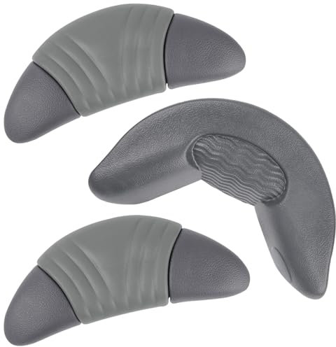 ulapithi 1 Pcs Neck Pillow and 2 Pcs Replacement Head Rest Pillows Compatible with Artesian Island Spas Hot Tubs and Tidal fit Swim Spa - Dark Grey, Head Pillows Part# 26-1303-85