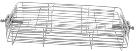 Didiseaon Fish Chicken Bbq Rack Stainless Steel Rotisserie Grill Cage Grilling Rack Expandable and Rotating Bbq Tool for Outdoor