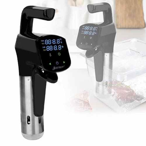 1800W Sous Vide Machine, Stainless Steel Immersion Circulator with LED Touch Screen, Temperature & Time Control, Support WiFi Connection, IPX7 Waterproof