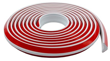 Striscia flessibile per perline e bordi per pavimenti in laminato, striscia sigillante autoadesiva, modanatura in PVC, striscia per modanature per bordo di appoggio del bancone dell'armadio, finitura