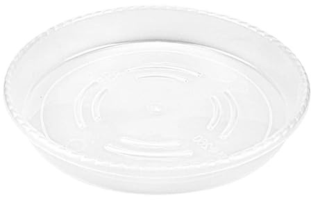 GOXQIT 10 Uds. Maceta de plástico de Forma Redonda, bandejas de Goteo, macetero, decoración de Paleta, Maceta for el jardín del hogar, Bandeja for Maceta para JardíN(13cm)