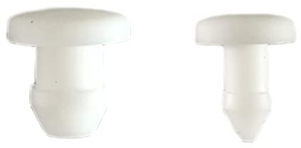 Gummihålplugg, 5 st gummihattar Koniskt plugglock Snäpplåspackning Blindlock Ändlock Tätningsstopp 9 mm Vit(11.5mm)
