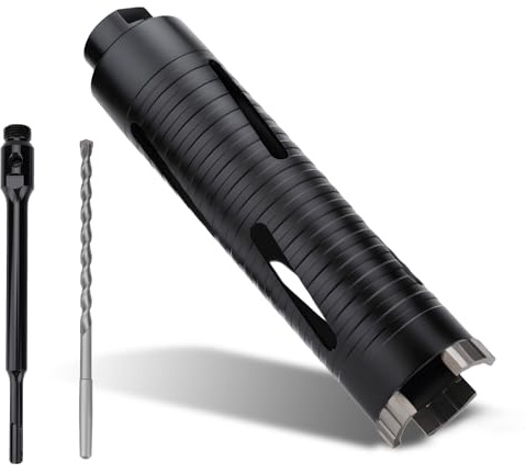 MOXPIFY 48mm x 170mm Long Diamond Core Drill Bit Set SDS Plus Shank | To Be Used In Concrete Masonry Brick Block Stone Granite.