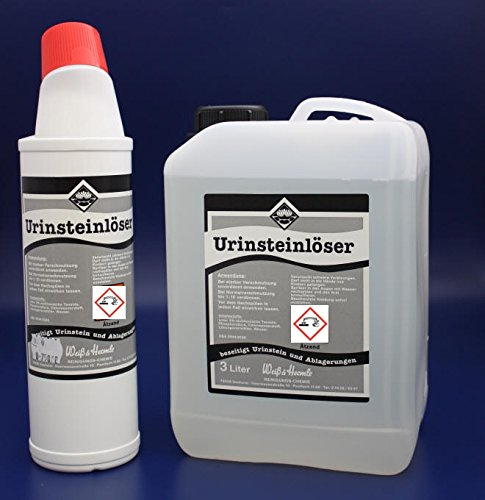 Wasserrose® 3,75 L URINSTEINLÖSER URINSTEIN LÖSER WC REINIGER MADE IN GERMANY